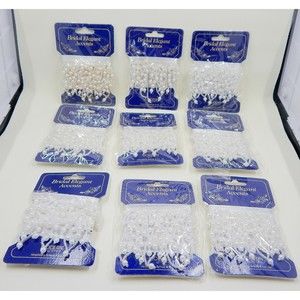 Hirschberg Schutz Modern Romance Bridal Elegant Accents Hanging Pearl Lot of 9
